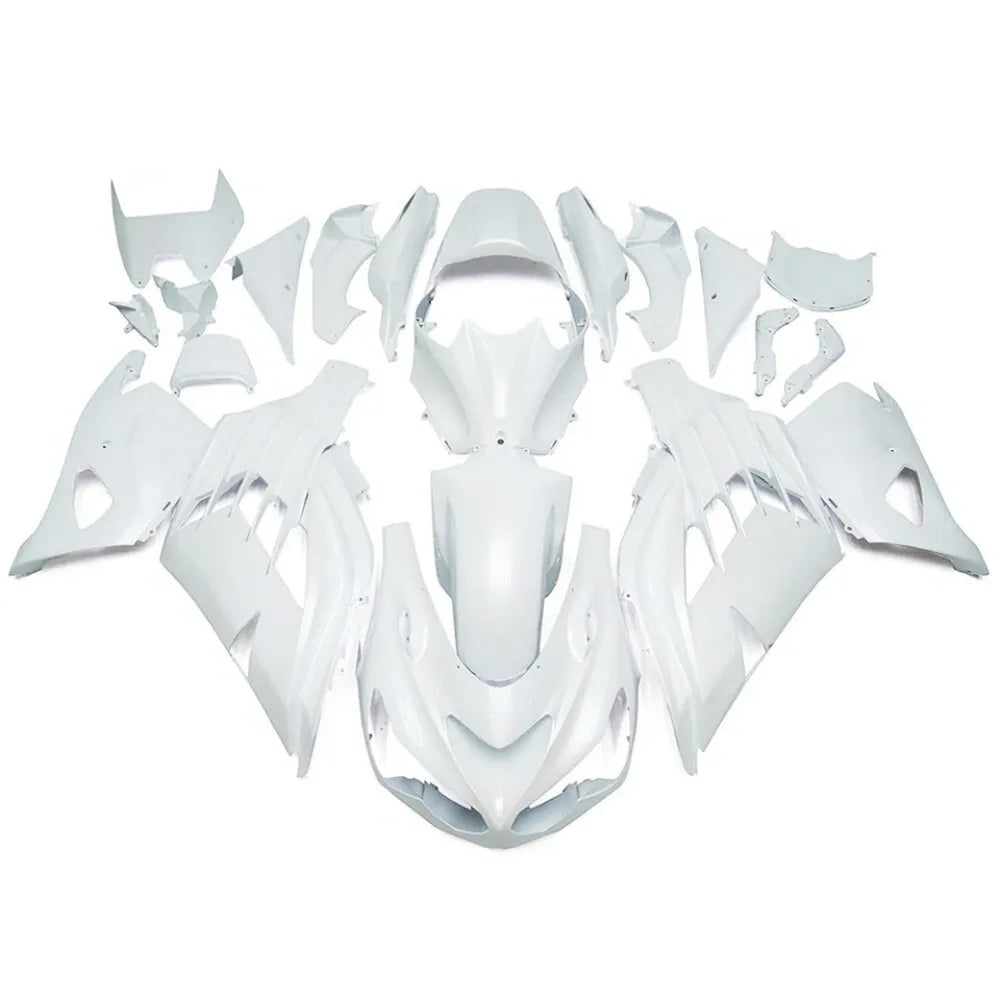 Silver and Green Fairing Kit For Kawasaki ZX-14R/ZZ-R1400 2012-2022