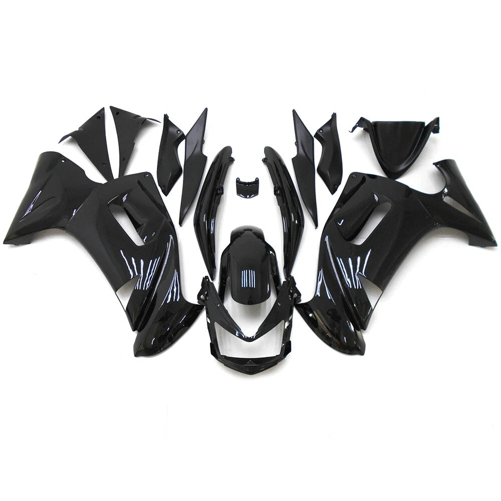 Gloss Black Fairing Kit For Kawasaki ER6F/Ninja650R 2006-2008 