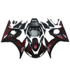 Black Flame Fairing Kit For Yamaha YZF-600 R6 2005
