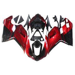 Red Black Fairing Kit For Ducati 1098/848/1198 2007-2011