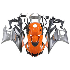Orange Silver Fairing Kit For Yamaha R3/R25 2022-2023