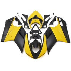 Yellow and Black Fairing Kit For Ducati 1098/848/1198 2007-2011
