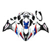 Black and White Blue Fairing Kit For BMW S1000RR 2019-2022