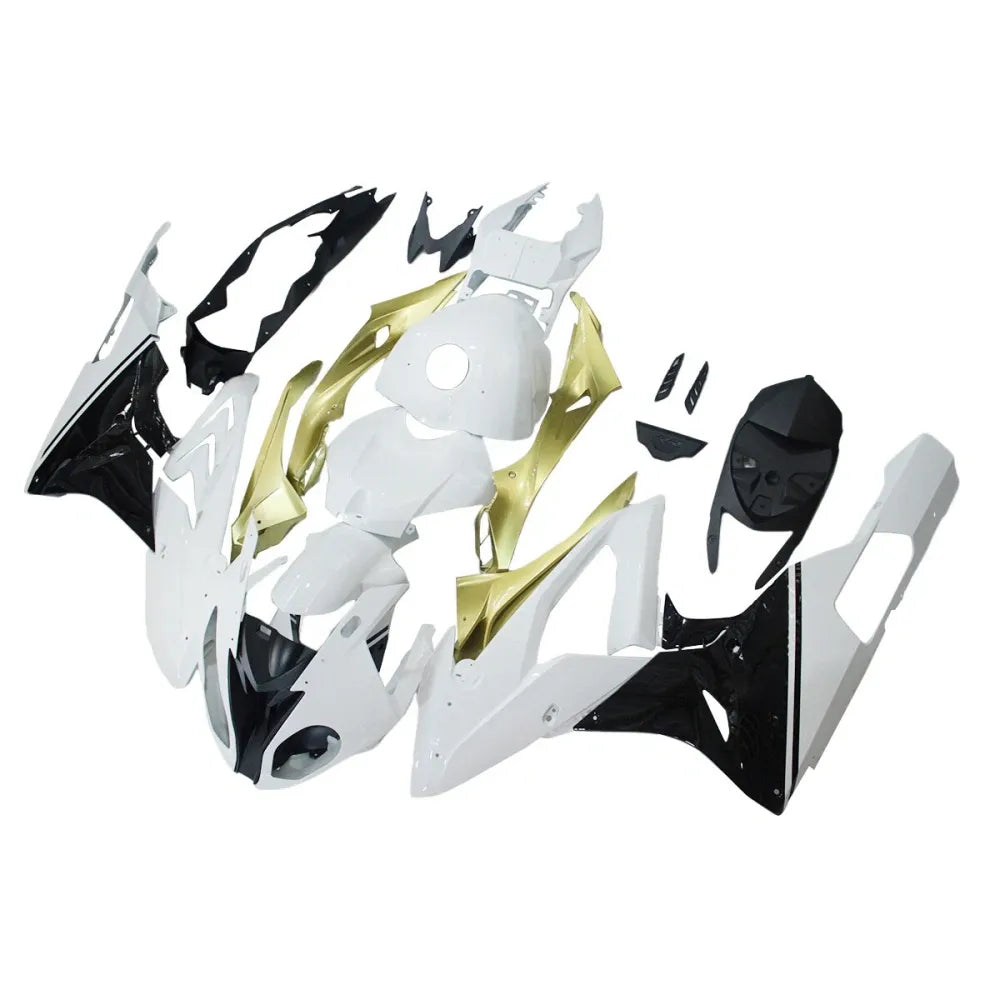 White and Yellow Fairing Kit For BMW S1000R 2015-2017