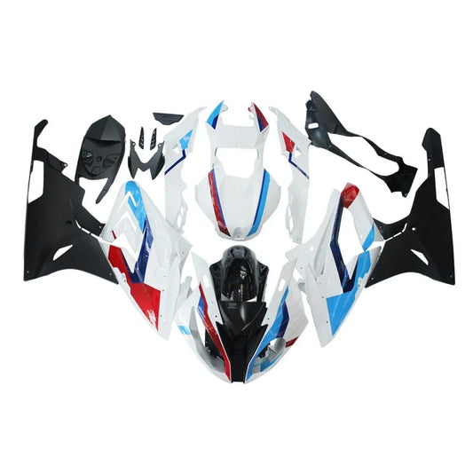 White and Blue Fairing Kit For BMW S1000RR 2015-2016