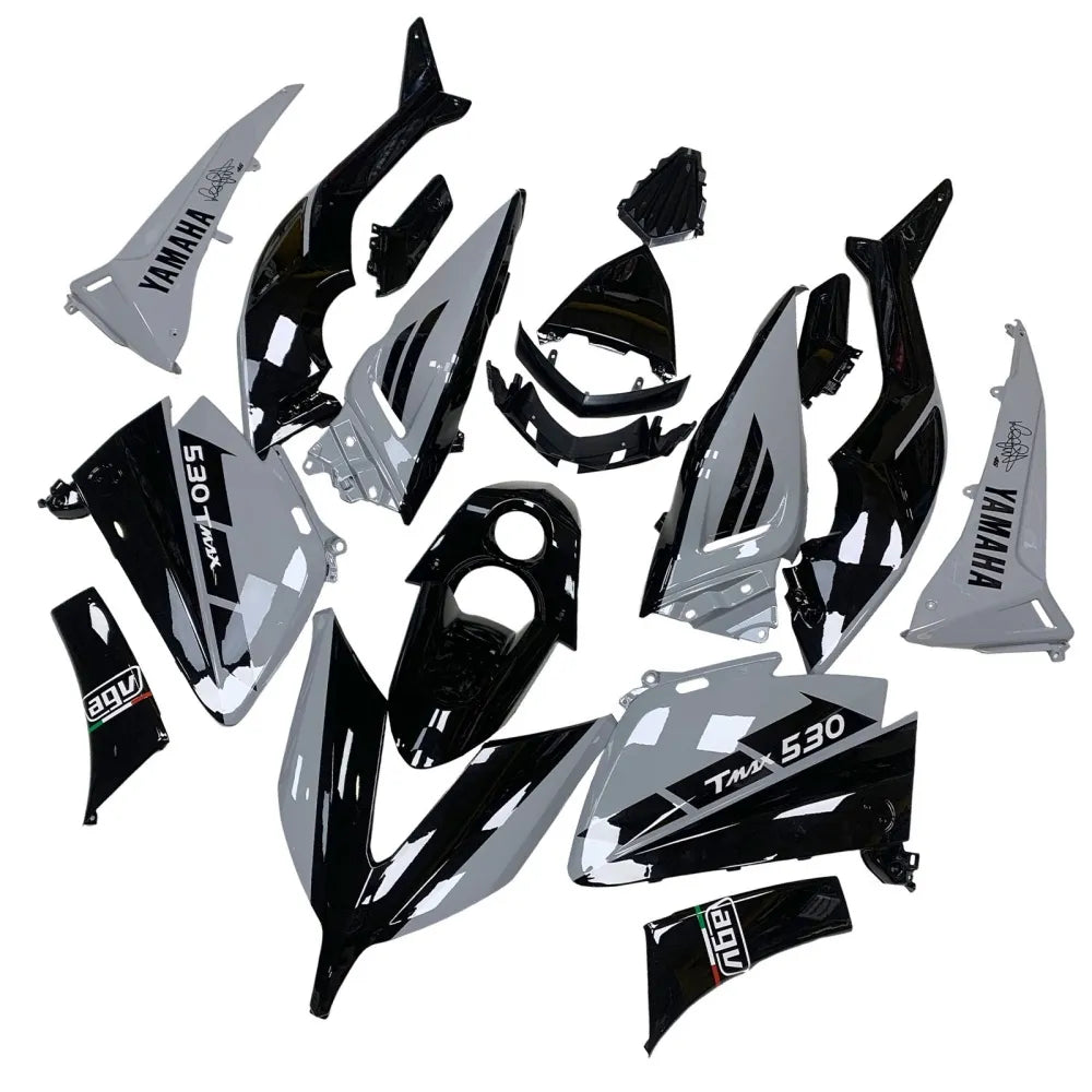 Gray Black Fairing Kit For Yamaha TMAX530 2015-2016