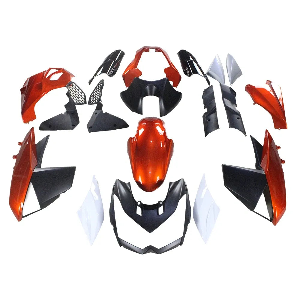 Orange White Black Fairing Kit For Kawasaki Z1000 2003-2006