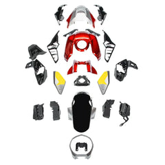 Red Yellow and Black Fairing Kit For Honda CB650R 2021-2023