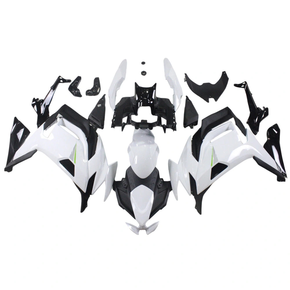 Black White Fairing Kit For Kawasaki ER6F/Ninja650R 2020-2022 