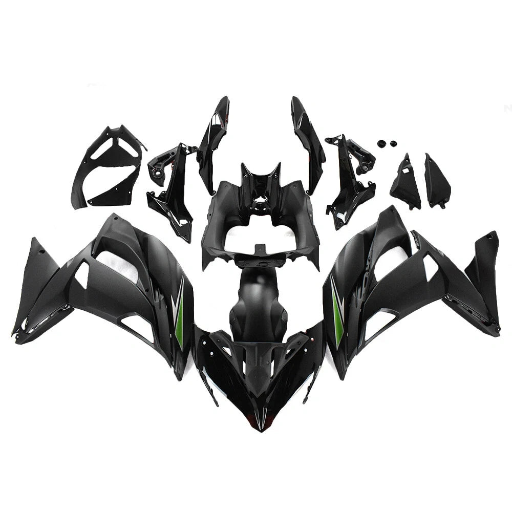 Black Fairing Kit For Kawasaki ER6F/Ninja650R 2017-2019 