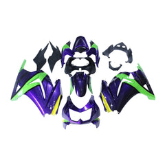 Purple Green Fairing Kit For Kawasaki EX250/NINJA250 2008-2012 