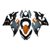 Gray Orange and Black Fairing Kit For Kawasaki NINJA400/EX400 2018-2023