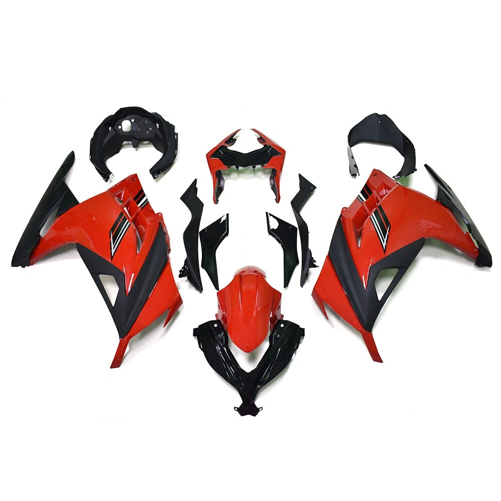 Red Black Fairing Kit For Kawasaki NINJA300/EX300 2013-2017