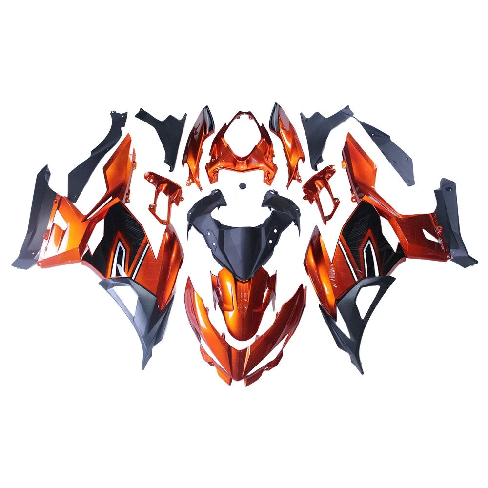 Black Orange Fairing Kit For Kawasaki NINJA400/EX400 2018-2023
