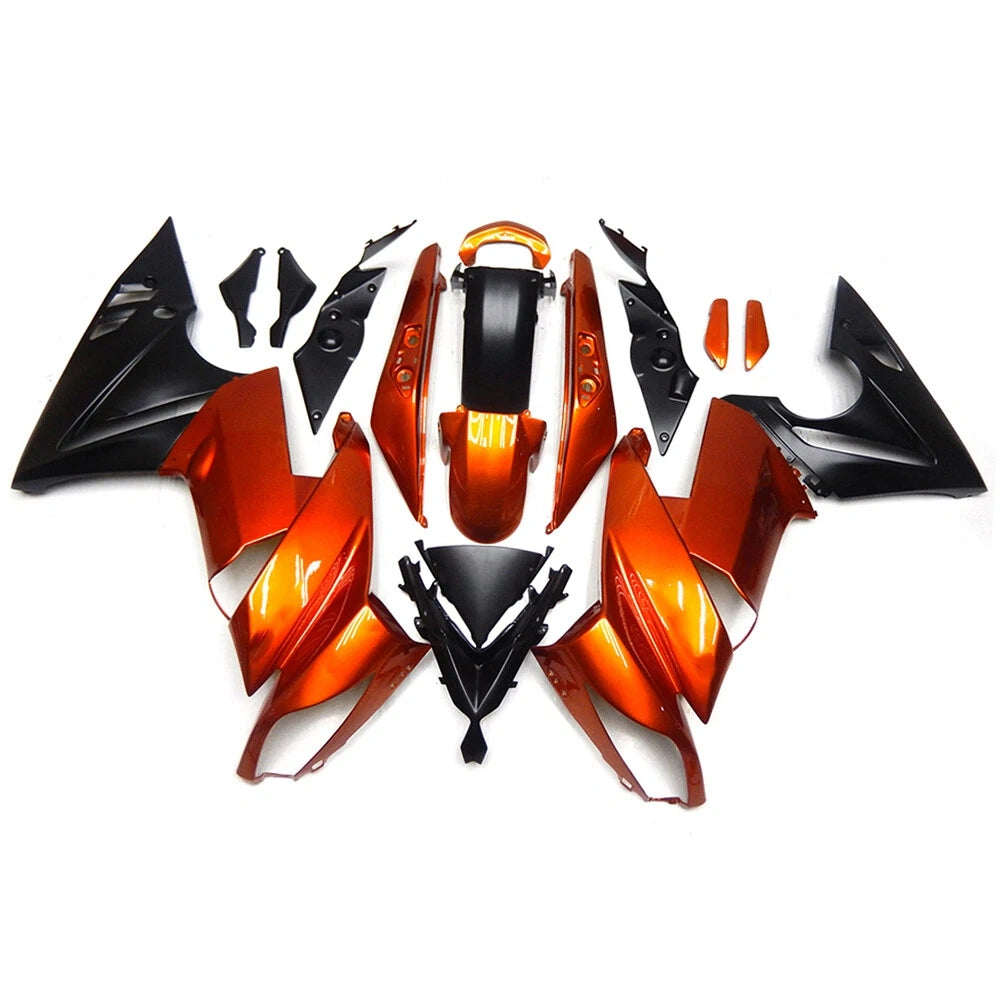 Orange Black Fairing Kit For Kawasaki ER6F/Ninja650R 2009-2011 