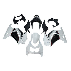 White and Black Fairing Kit For Kawasaki EX250/NINJA250 2008-2012 
