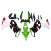 Black White and Green Fairing Kit For Kawasaki ER6F/Ninja650R 2009-2011