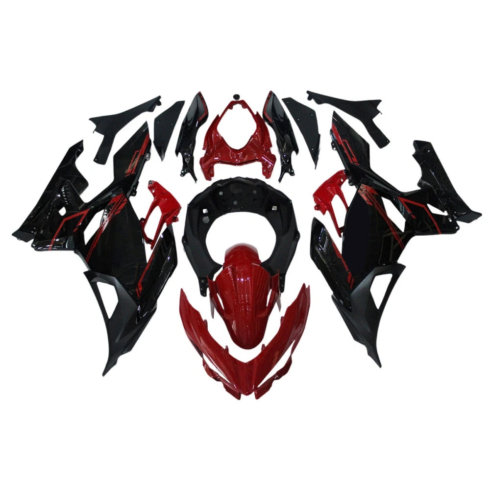 Red Black Fairing Kit For Kawasaki NINJA400/EX400 2018-2023