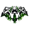 Green and Black Fairing Kit For Kawasaki ER6F/Ninja650R 2020-2022