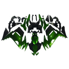 Green and Black Fairing Kit For Kawasaki ER6F/Ninja650R 2020-2022 