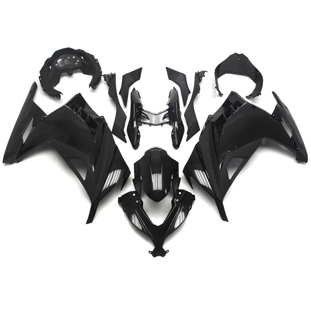 All Black Fairing Kit For Kawasaki NINJA300/EX300 2013-2017 