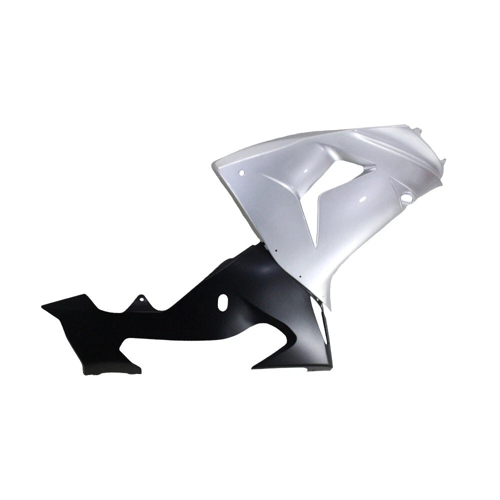 Silver Black Side Fairing For Kawasaki ZX-10R 2006-2007 - Image 1