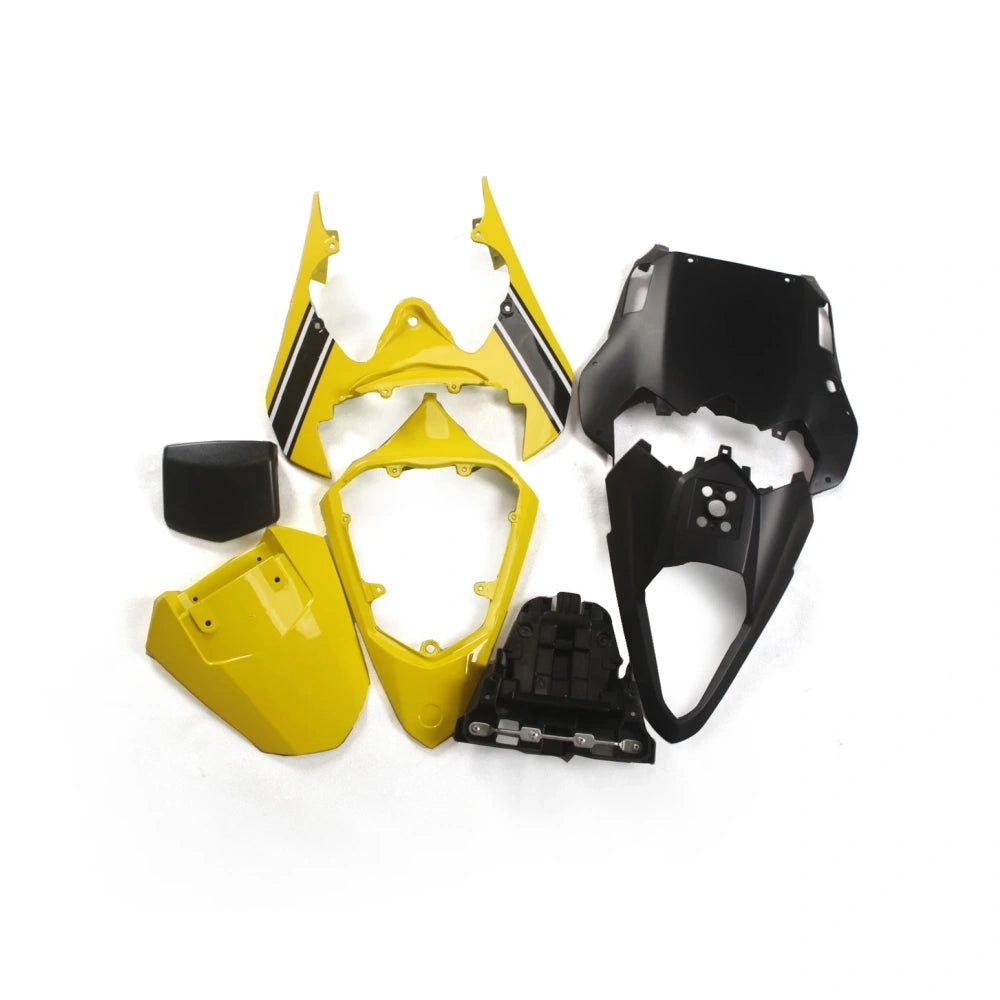 Yellow and Black Tail Fairing Kit For Yamaha YZF-600 R6 2008-2016
