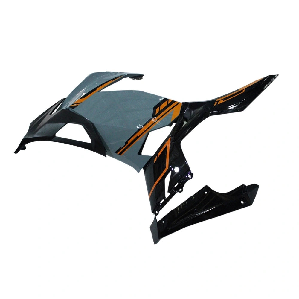 Gray Orange and Black Side Fairing For Kawasaki NINJA400/EX400 2018-2023 - Image 2