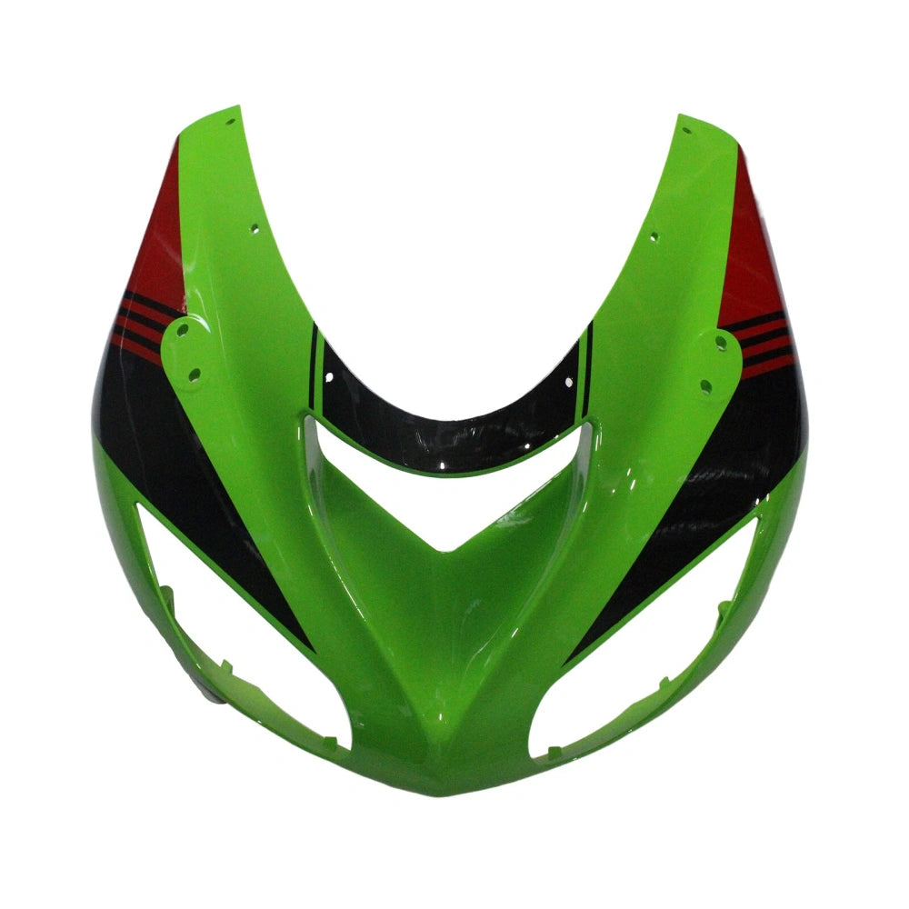 Black Green Nose Fairing For Kawasaki ZX-10R 2006-2007