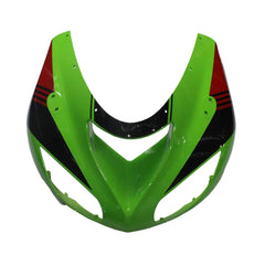 Black Green Nose Fairing For Kawasaki ZX-10R 2006-2007