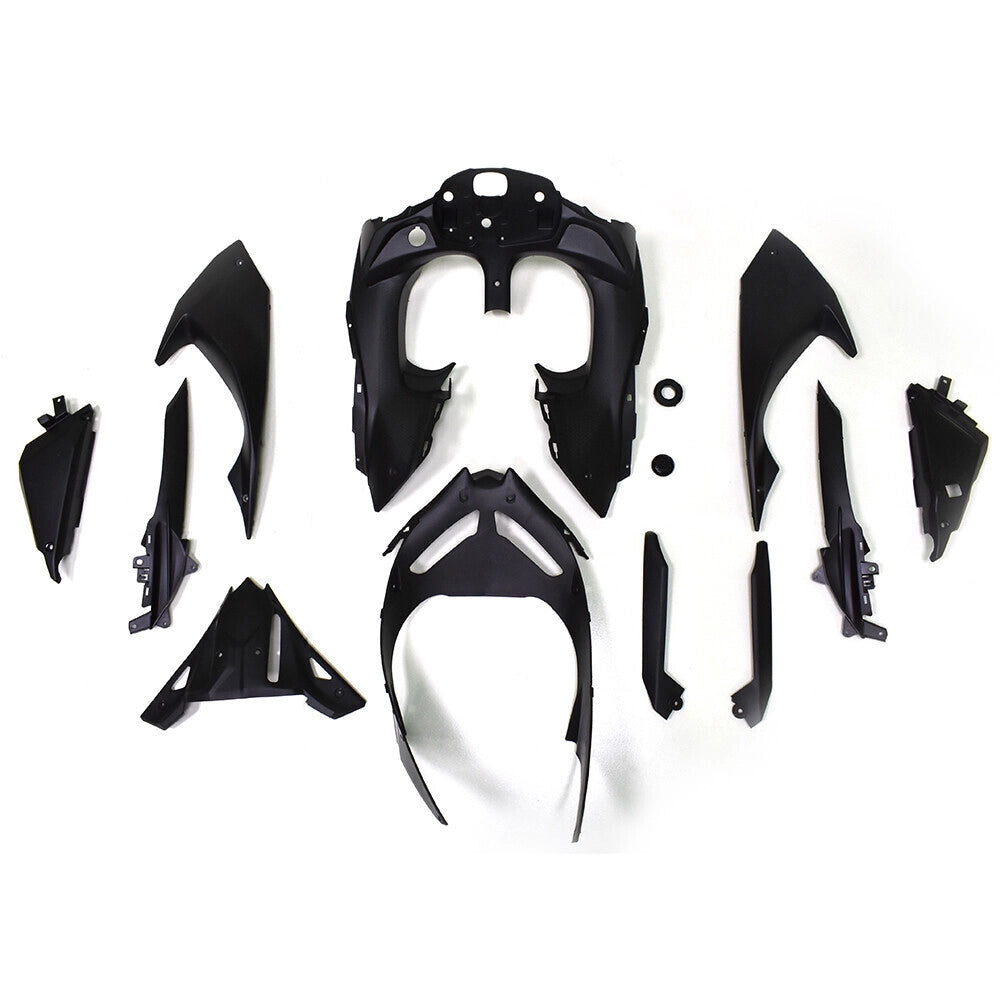 Black and White Fairing Accessories For Kawasaki ER6F/Ninja650R 2017-2019 