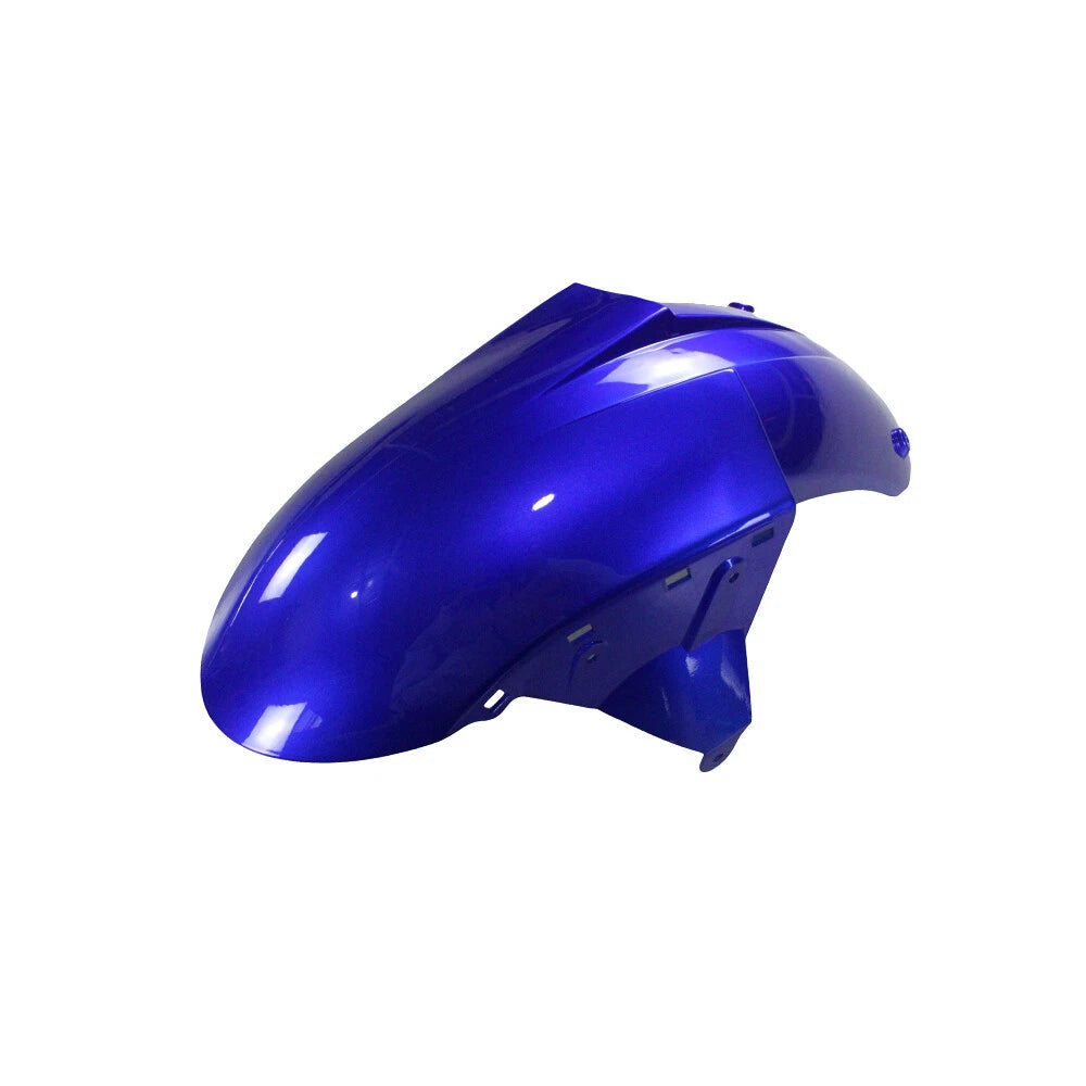 Dark Blue Front Fender Side View Front View For Kawasaki ZX-6R 2005-2006