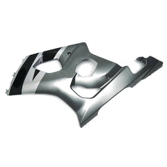 Silver Black Side Fairing For Suzuki GSXR1000 K3 2003-2004 - Image 2