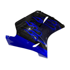 Black and Blue Flame Side Fairing For Honda CBR1100XX 1996-2007 - Image 1