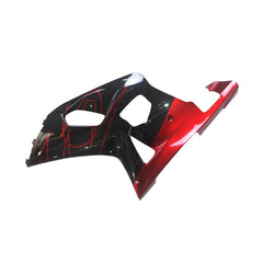 Red Black Fairing Kit For Suzuki GSXR600/GSXR750 2001-2003 