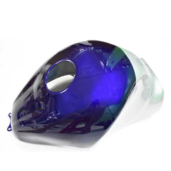 Silver Blue Tank Cover For Suzuki GSXR1300 Hayabusa 1997-2007