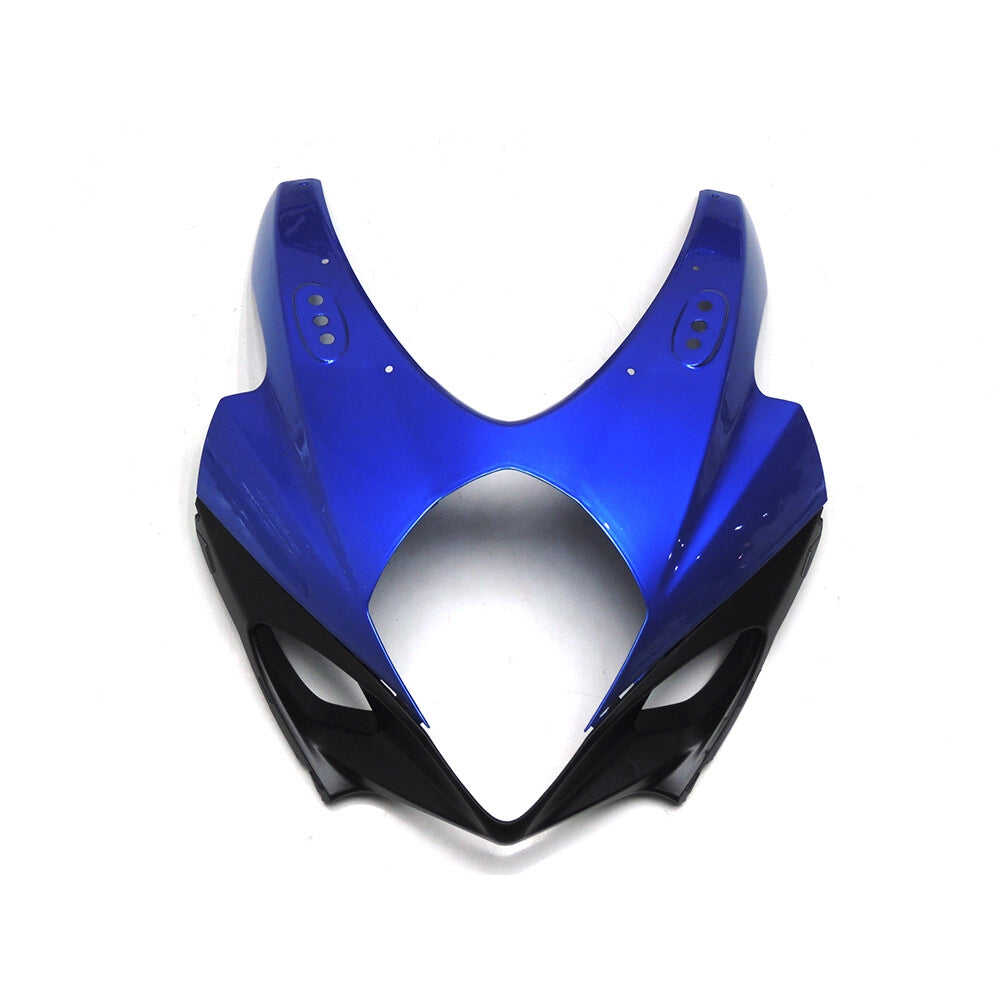 Blue White and Silver Front Fairing For Suzuki GSXR1000 K7 2007-2008
