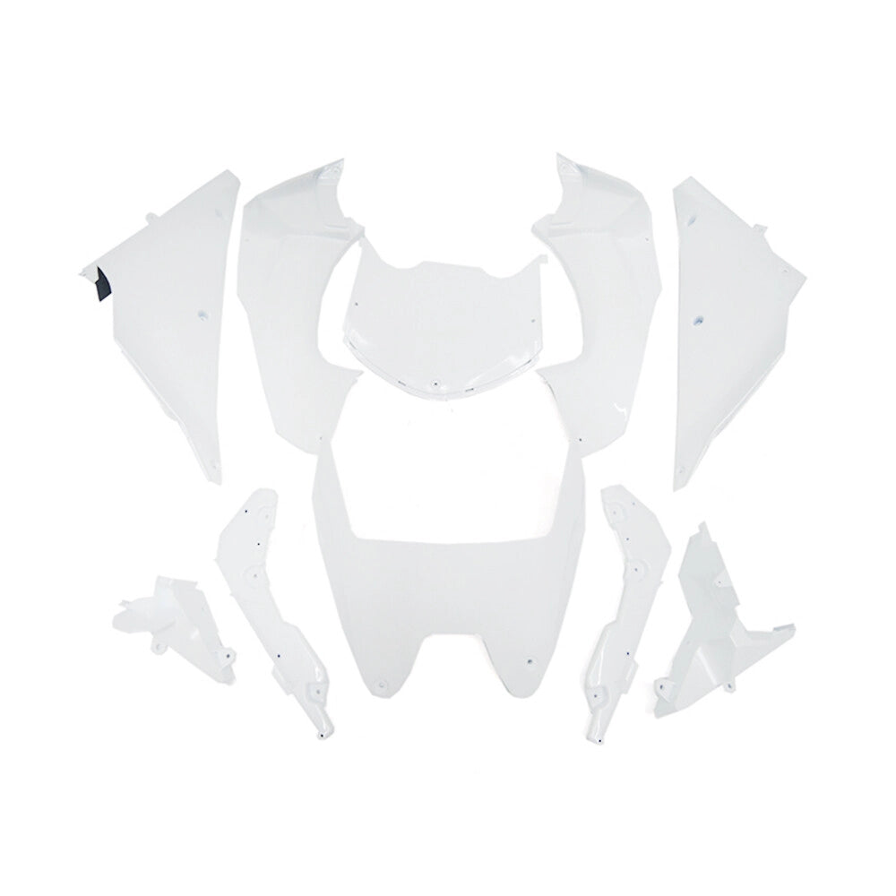 Silver and Green Fairing Kit For Kawasaki ZX-14R/ZZ-R1400 2012-2022