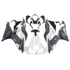 White Gray Fairing Kit For Kawasaki ZX-6R 2019-2023