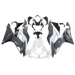 White Gray Fairing Kit For Kawasaki ZX-6R 2019-2023