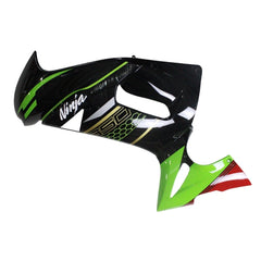 Black Green Side Fairing For Kawasaki ER6F/Ninja650R 2006-2008  - Image 1