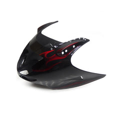 Black and Red Flame Fairing Accessories For Honda CBR1100XX 1996-2007 - Image 2