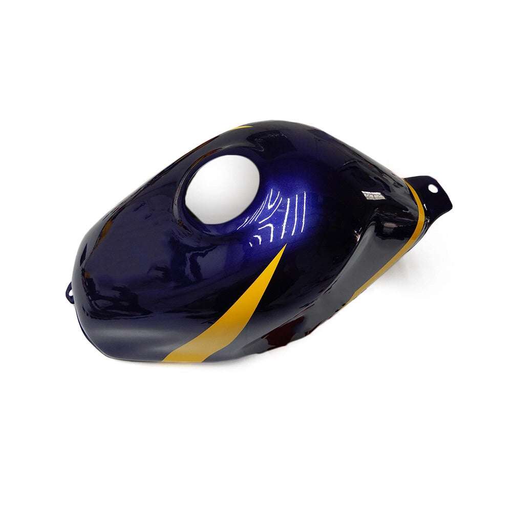 Blue and Yellow Tank Cover For Honda CBR600F3 1997-1998