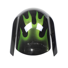 Black and Green Flame Front Fender For Kawasaki ER6F/Ninja650R 2006-2008 