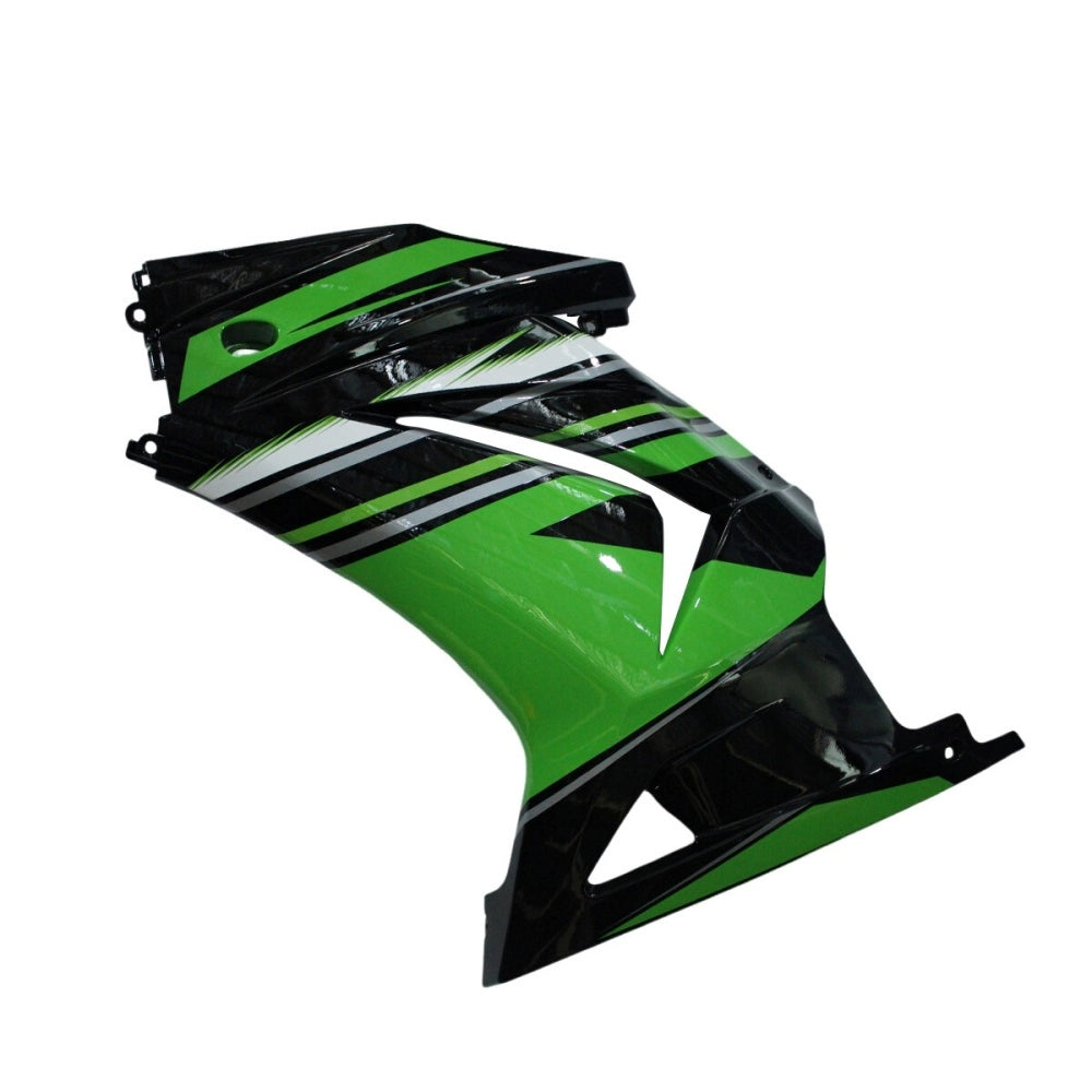 Black and Green Side Fairing For Kawasaki EX250/NINJA250 2008-2012  - Image 2