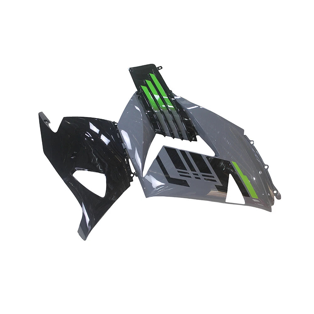 Silver and Green Fairing Kit For Kawasaki ZX-14R/ZZ-R1400 2012-2022