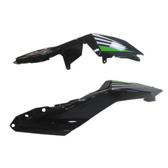 Silver Black Side Panels For Kawasaki NINJA300/EX300 2013-2017 