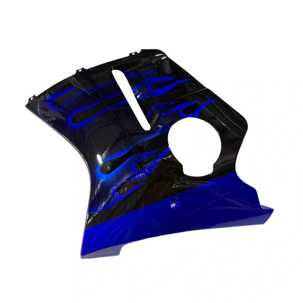 Black and Blue Flame Side Fairing For Honda CBR1100XX 1996-2007 - Image 2