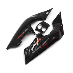 Black and Red Flame Fairing Accessories For Honda CBR250RR MC19 1988-1989 - Image 1