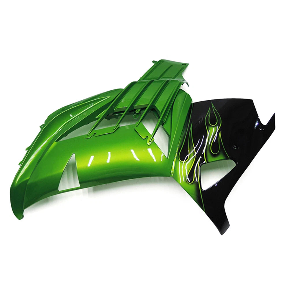 Silver and Green Fairing Kit For Kawasaki ZX-14R/ZZ-R1400 2012-2022